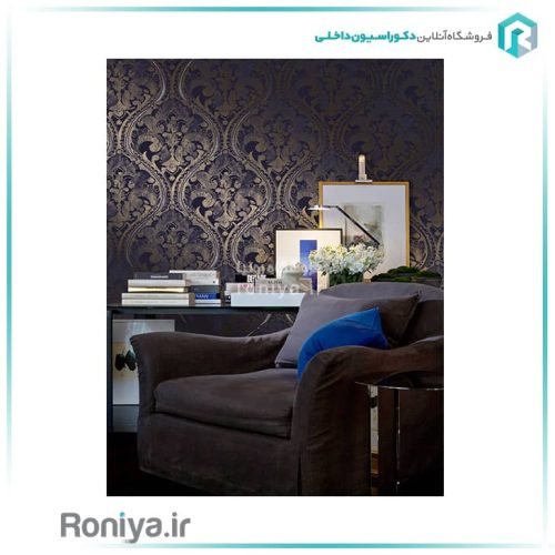 کاغذ دیواری مدرن طرح داماس کد 235041 2 کاغذ دیواری مدرن طرح داماس کد 235041