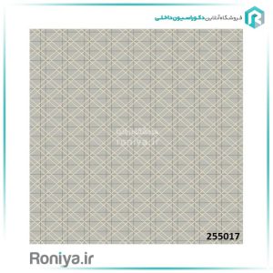 کاغذ دیواری مدرن طوسی کد 255017