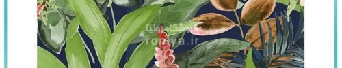 کاغذ دیواری گلدار جدید