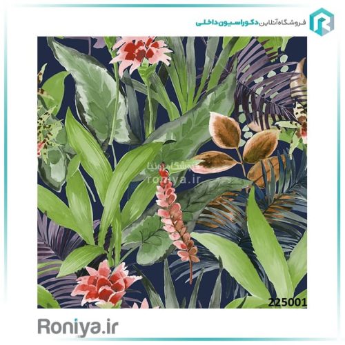 کاغذ دیواری گلدار جدید