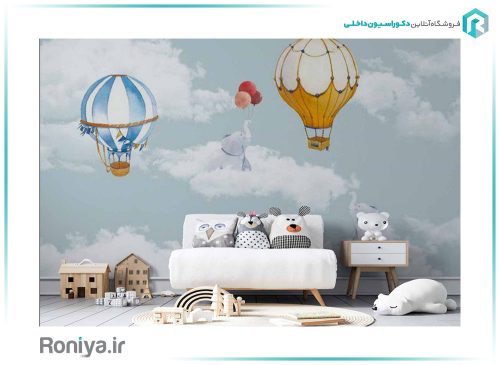 کاغذ پوستری طرح فیل برای اتاق بچه CN-0156