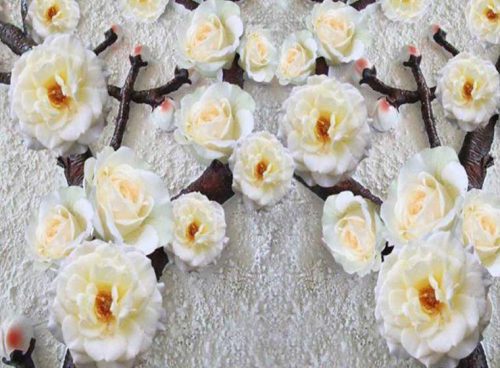 کاغذ پوستری طرح گل برجسته 3DF-431 3 کاغذ پوستری طرح گل برجسته 3DF-431