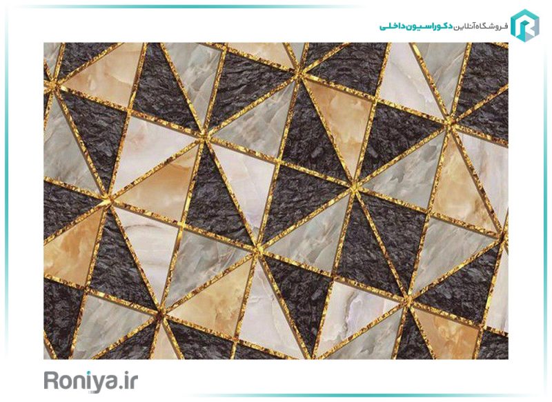 کاغذ پوستری مدرن با طرح های هندسی RT-187