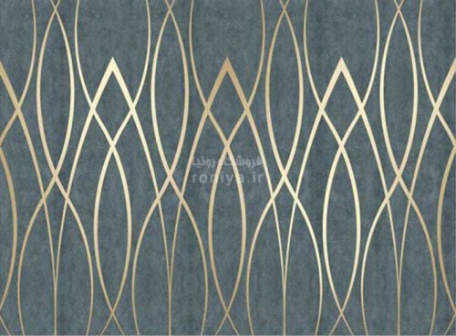 کاغذ دیواری سرمه ای طلایی کد 4219 8 کاغذ دیواری سرمه ای طلایی کد 4219