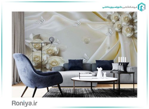 کاغذ دیواری پوستری اتاق زوج 3DF-305 3 کاغذ دیواری پوستری اتاق زوج 3DF-305