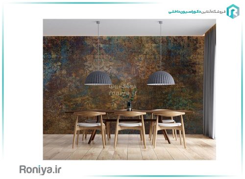 کاغذ دیواری پوستری مدرن LX-77 4 پوستر دیواری رنگ ترکیبی