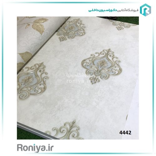 کاغذ دیواری کلاسیک داماسک کد 4440 3 کاغذ دیواری کلاسیک داماسک کد 4440