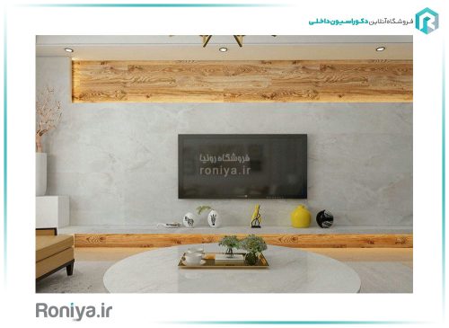 دیوارپوش دکوراتیو بتن پلیمری طرح چوب WD-16