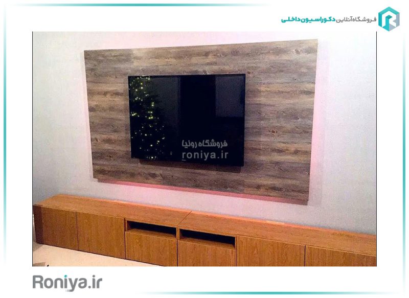 دیوارپوش دکوراتیو بتن پلیمری طرح چوب HM-25