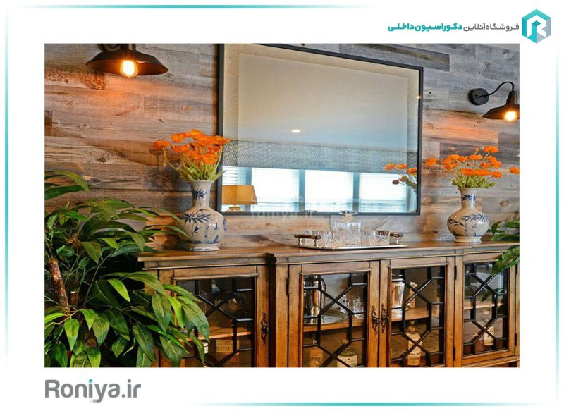 دیوارپوش دکوراتیو بتن پلیمری طرح چوب HM-25