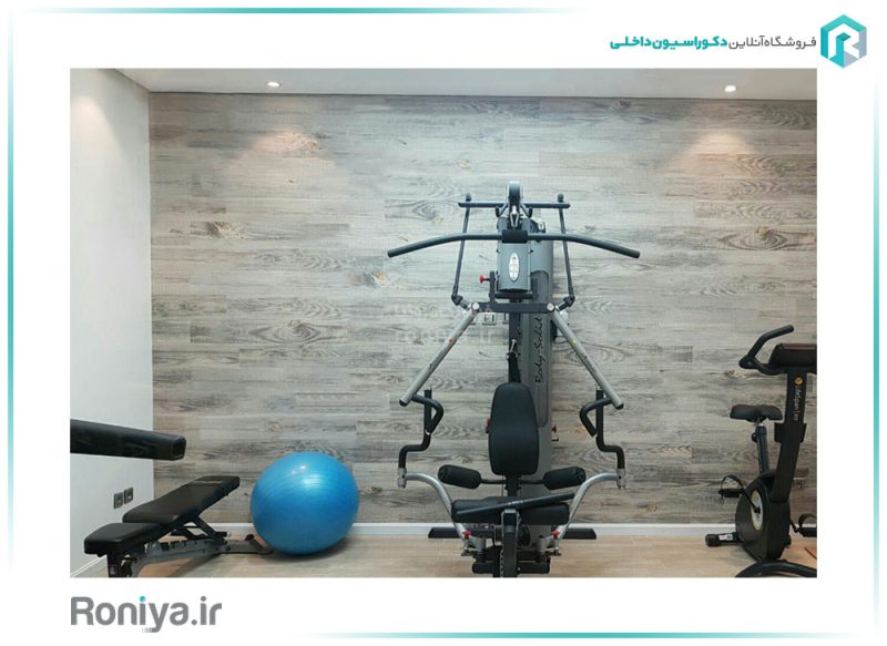 دیوارپوش دکوراتیو بتن پلیمری طرح چوب خاکستری WD-06