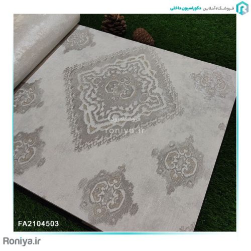 کاغذ دیواری گل داماسک محو کد FA2104504 4 کاغذ دیواری گل داماسک محو کد FA2104504