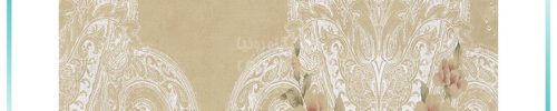 کاغذ دیواری گلدار برای پذیرایی کد 17035