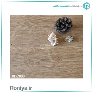 کفپوش طرح چوب قهوه ای روشنCode-RF-7008