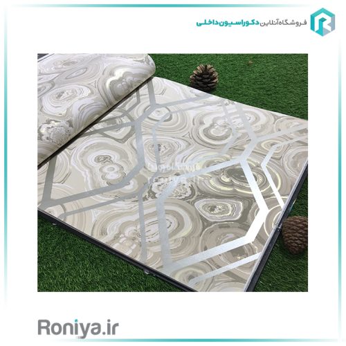 کاغذ دیواری طرح لوزی منظم کد RK4497ex 4 کاغذ دیواری طرح لوزی منظم