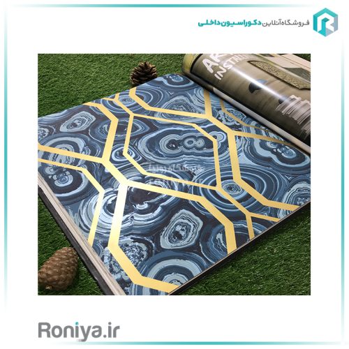 کاغذ دیواری طرح لوزی منظم کد RK4497ex 2 کاغذ دیواری طرح لوزی منظم