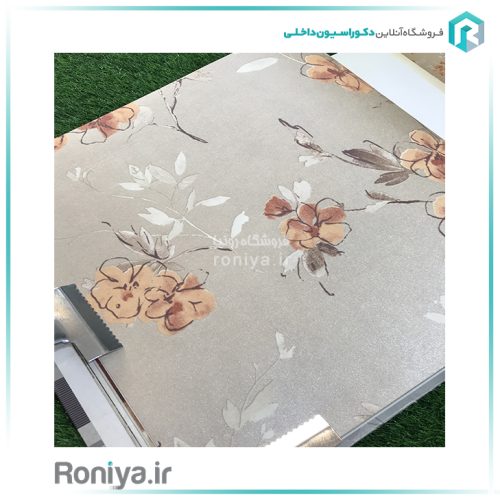 : کاغذ دیواری مدرن طرح گل کد 20103