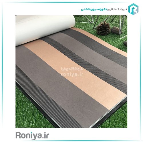 کاغذ دیواری راه راه افقی مدرن