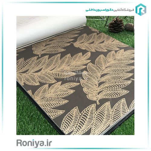 کاغذ دیواری مدرن قهوه ای طلایی کد 20605 2 کاغذ دیواری مدرن قهوه ای طلایی کد 20605