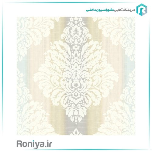 کاغذ دیواری داماسک گل برجسته طرح خاص کد WA0119 3 کاغذ دیواری داماسک گل برجسته طرح خاص