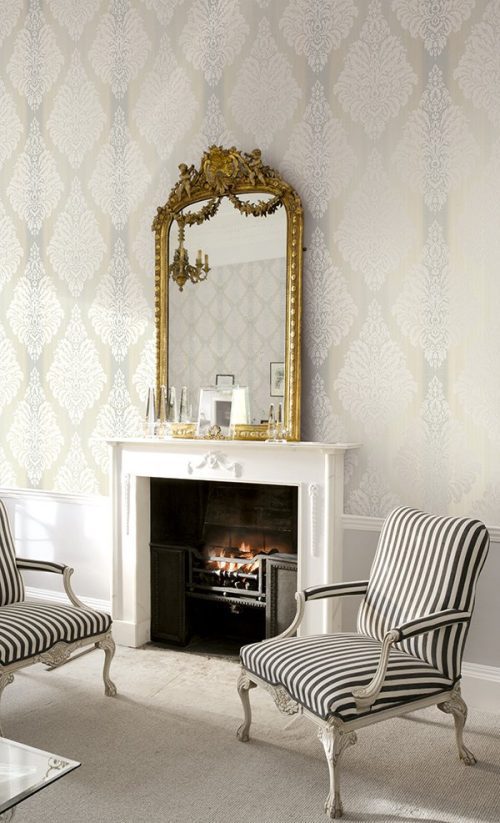 کاغذ دیواری داماسک گل برجسته طرح خاص کد WA0119 4 کاغذ دیواری داماسک گل برجسته طرح خاص کد WA0119