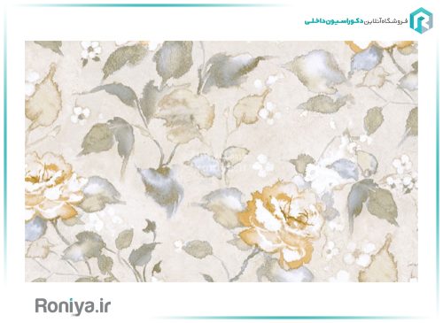کاغذ دیواری گلدار مدرن کد WF10120 2 کاغذ دیواری گلدار مدرن