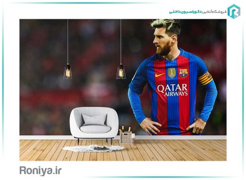 پوستر دیواری ورزشی سه بعدی مسی کد: SP026 2 پوستر دیواری ورزشی سه بعدی مسی کد: SP026