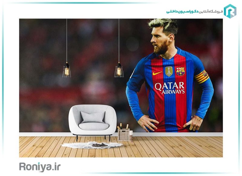 پوستر دیواری ورزشی سه بعدی مسی کد: SP026 2 پوستر دیواری ورزشی سه بعدی مسی کد: SP026