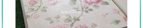 کاغذ دیواری طرح گل رز مینیاتوریCode-10001-10002-1006-10009