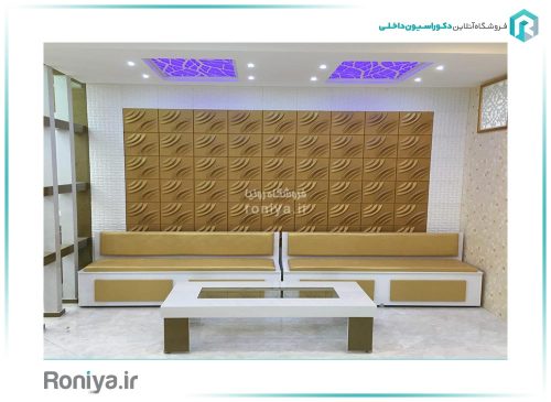 دیوارپوش سه بعدی طرح لوتوس کد 3D-W108 17 دیوارپوش سه بعدی طرح لوتوس کد 3D-W108