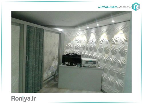 دیوارپوش سه بعدی طرح لوتوس کد 3D-W108 16 دیوارپوش سه بعدی طرح لوتوس کد 3D-W108