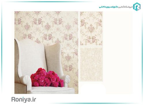کاغذ دیواری گل کلاسیک پذیرایی لوکس کد 99021 2 کاغذ دیواری گل کلاسیک پذیرایی لوکس کد 99021