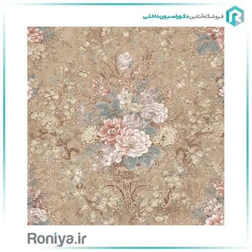 کاغذ دیواری با طرح دسته گل رنگی کد 22011 3 کاغذ دیواری با طرح دسته گل رنگی کد 22011