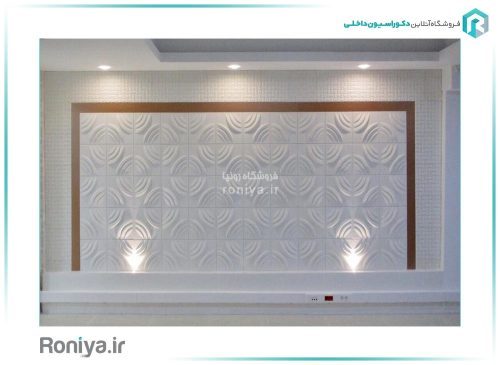 دیوارپوش سه بعدی طرح لوتوس کد 3D-W108 8 دیوارپوش سه بعدی طرح لوتوس کد 3D-W108