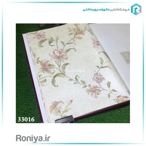 کاغذ دیواری گل برجسته اتاق خواب کد 33015 3 کاغذ دیواری گل برجسته اتاق خواب کد 33015