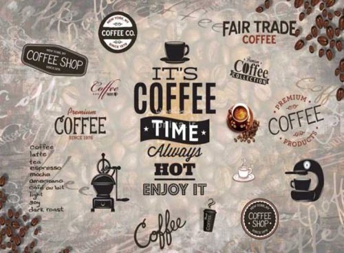 پوستر دیواری کافی شاپ کد 3DF-109 4 پوستر دیواری کافی شاپ کد 3DF-109