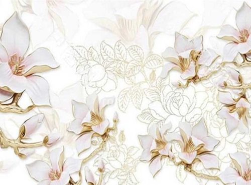 پوستر دیواری گل سه بعدی Code-3DF-626 5 پوستر دیواری گل سه بعدی Code-3DF-626