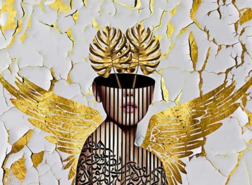 پوستر دیواری لوکس بال طلایی کد Z387 4 پوستر دیواری لوکس بال طلایی کد Z387