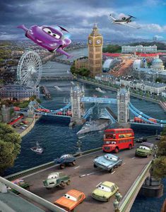 پوستر دیواری کودک سه بعدی مک کویین کد CN-048 3 پوستر دیواری کودک سه بعدی مک کویین کد CN-048