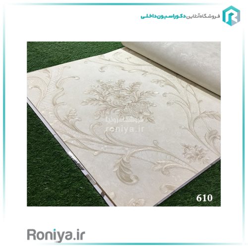 کاغذ دیواری تک گل پذیرایی کد 601 4 کاغذ دیواری تک گل پذیرایی کد 601