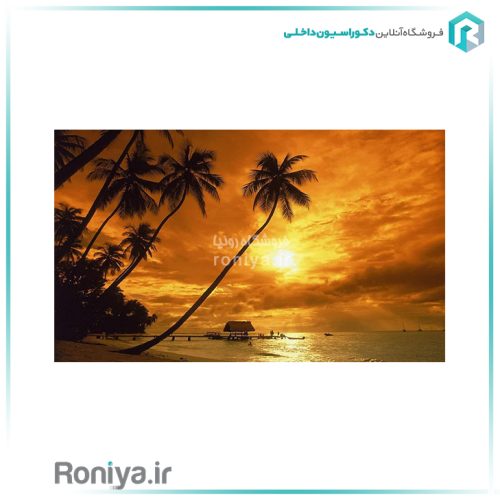 پوستردیواری غروب دریا 2 پوستردیواری غروب دریا