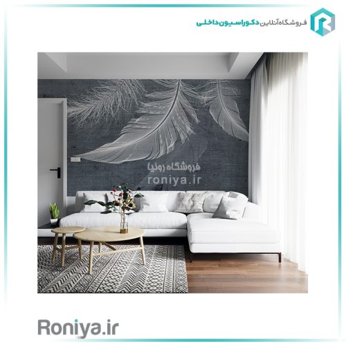 پوستردیواری طرح پر طوسیAB-82 2 پوستردیواری طرح پر طوسیAB-82