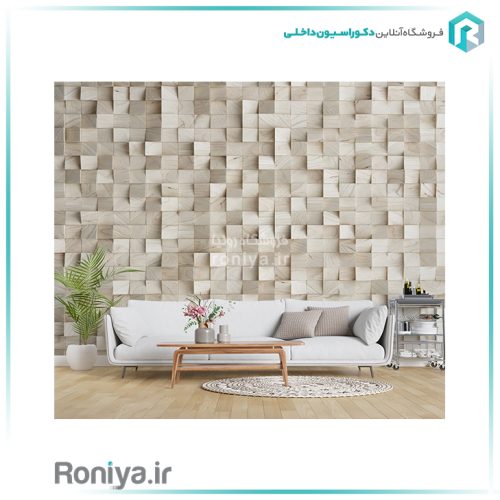 پوستر دیواری طرح چوب سه بعدی کرمیCode- WO-102