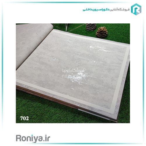 کاغذ دیواری طرح طلاکوب طوسیCode-700ta702 5 کاغذ دیواری طرح طلاکوب طوسی