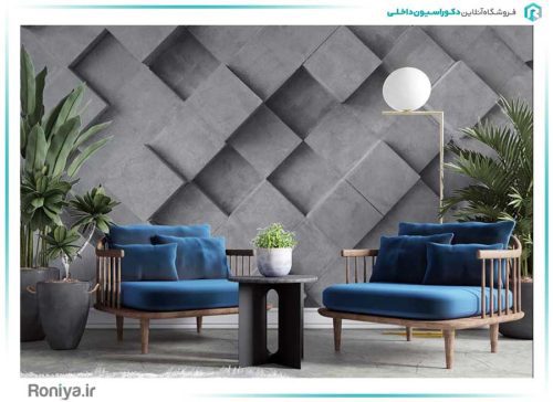 پوستر دیواری سه بعدی مدرن کد RT-085 2 پوستر دیواری سه بعدی مدرن کد RT-085