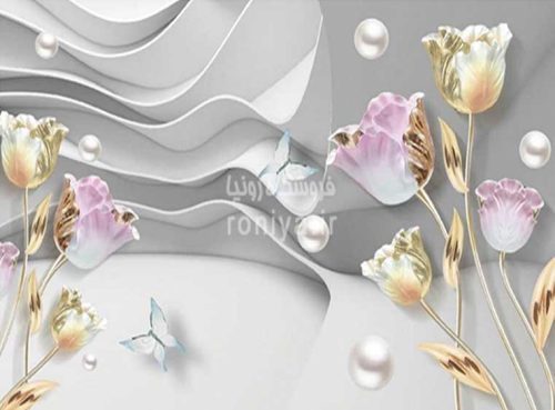 پوستر زمینه طوسی برای پذیراییCode-3DF-602 3 پوستر زمینه طوسی برای پذیراییCode-3DF-602