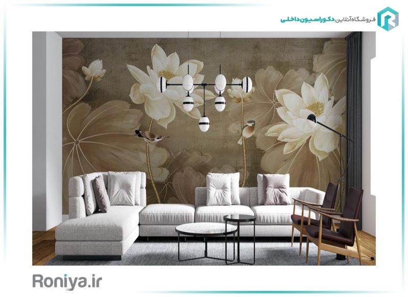 پوستر سه بعدی پشت میز نهار خوری 3DF-564