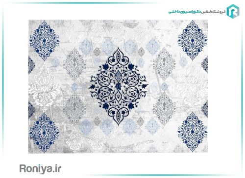 پوستر دیواری کلاسیک پذیرایی LX-77 4 پوستر دیواری لوزی