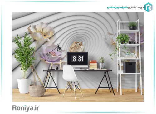 پوستر سه بعدی گل 3DF-312