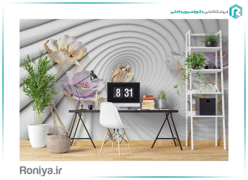 پوستر سه بعدی گل 3DF-312